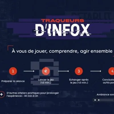 « Traqueurs d'Infox » : dispositif d'éducation aux médias par le jeu