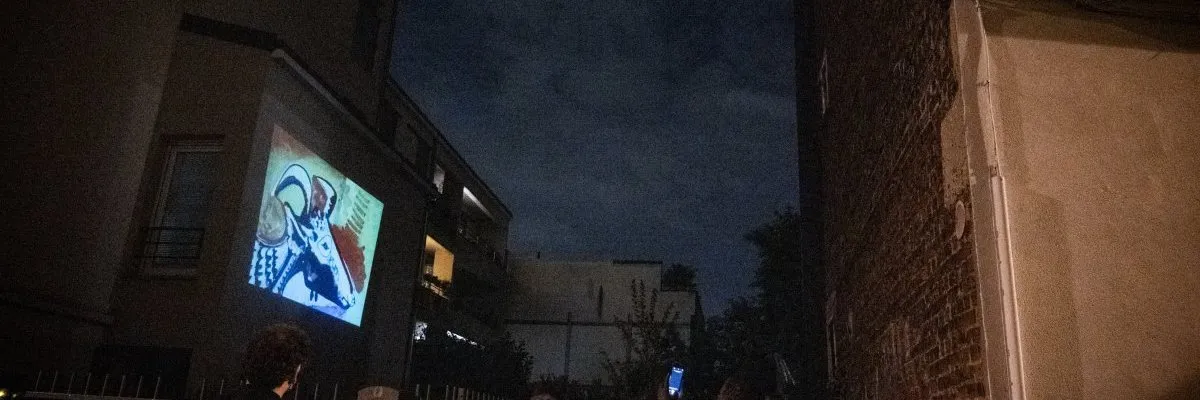 Atelier-projection itinérante aux Lilas 