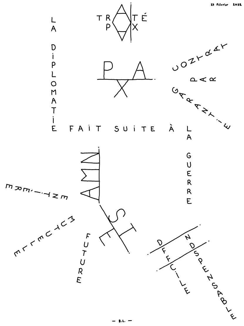 Traité de paix. © Benoît Labourdette.