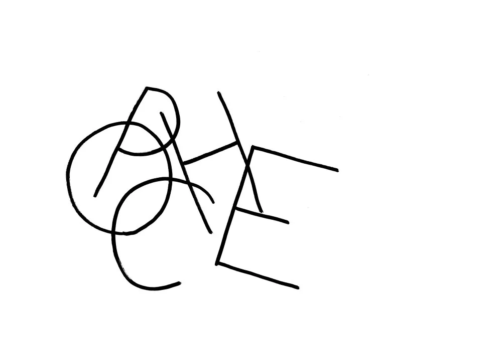 Calligraphies #5 - 3 © Benoît Labourdette 2018.