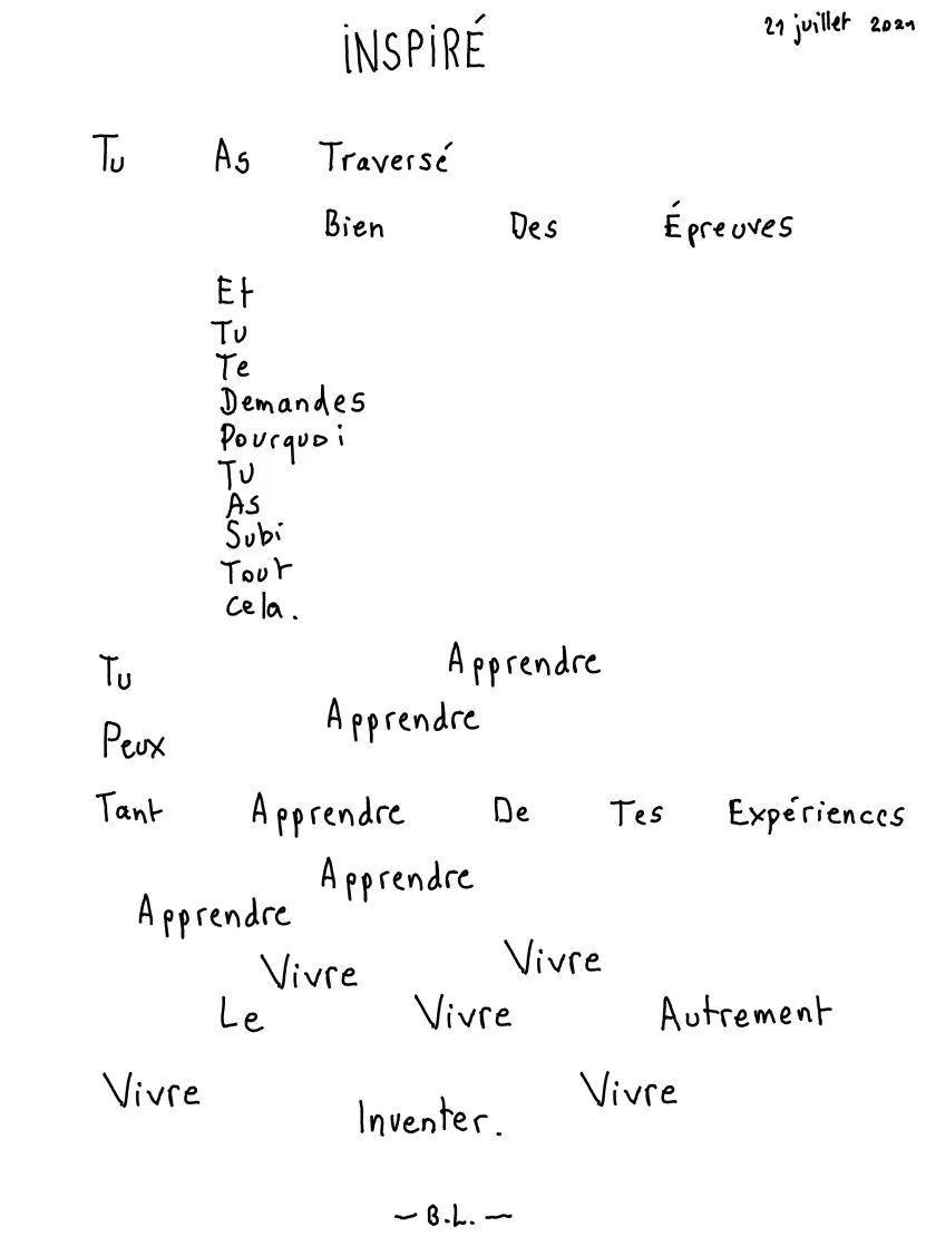 Inspiré. © Benoît Labourdette.