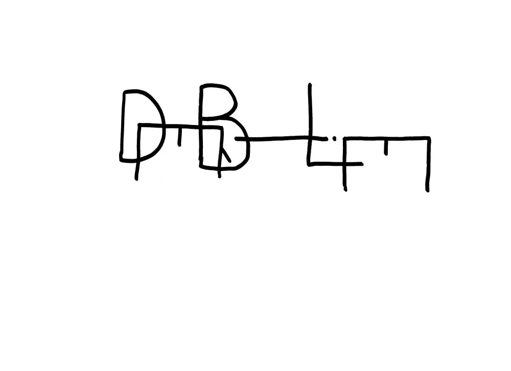 Calligraphies #5 - 24 © Benoît Labourdette 2018.