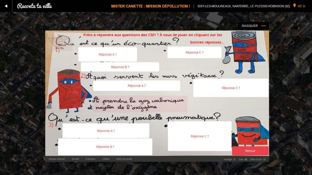 Canopé 92 : Projet de webdocumentaire collaboratif par neuf classes - 4 © Benoît Labourdette 2017.