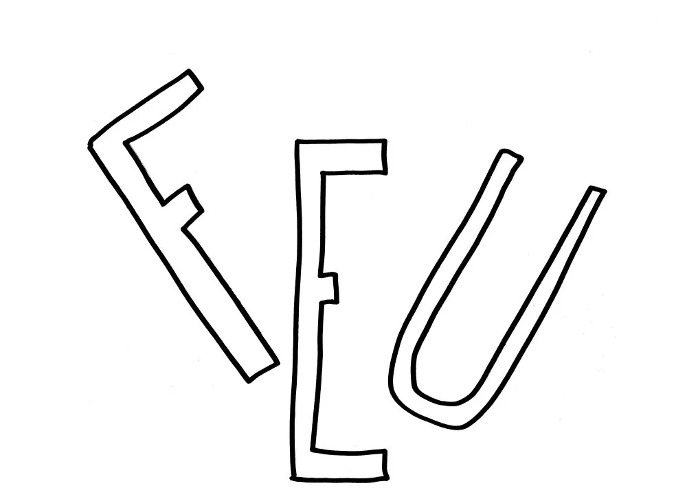 Calligraphies #2 - 7 © Benoît Labourdette 2018.