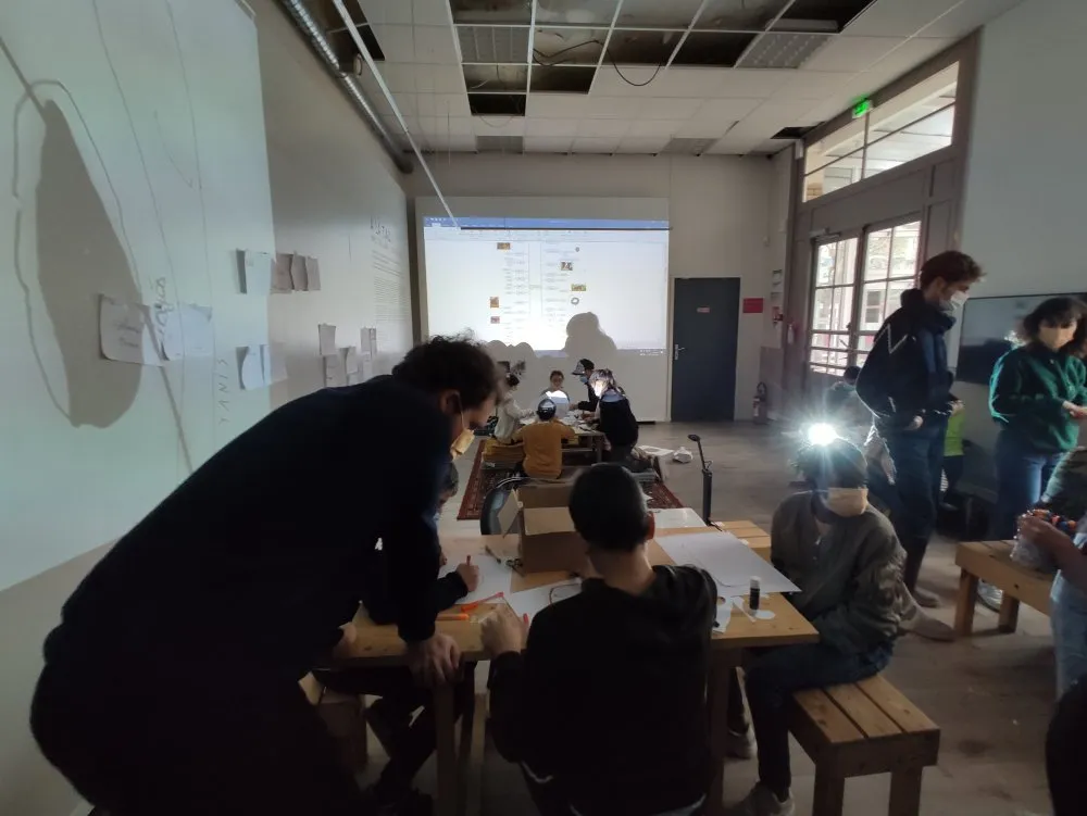 « Classe culture » : réalisation d'une exposition photographique avec une classe de CM2 - 27 © Benoît Labourdette 2022.