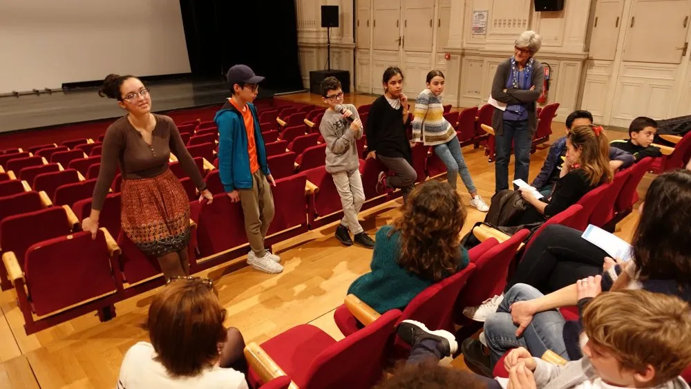 Ville des Lilas : ateliers de réalisation de films d'animation pour adolescents - © Benoît Labourdette 2018.
