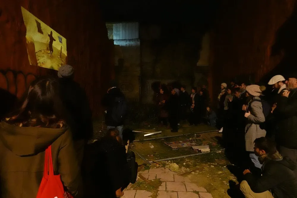 ALCA et FRAC Aquitaine : À la rencontre des publics et d'un quartier : co-construire et expérimenter une projection itinérante - 15 © Benoît Labourdette 2020.