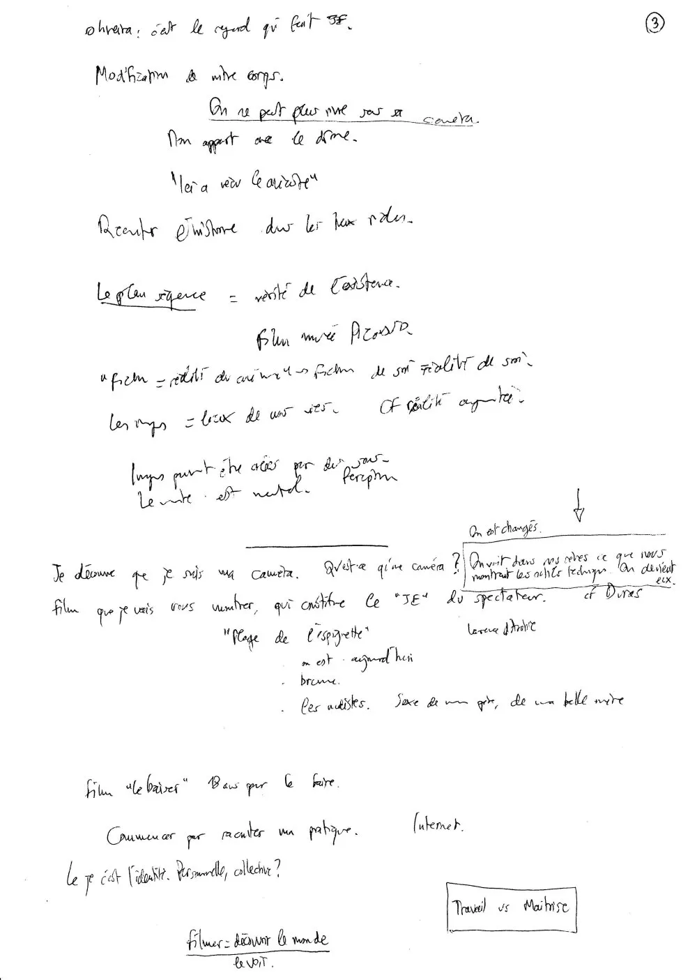 Université Montpellier 3 : « Je ne le savais pas, mais je suis ma caméra » - 27 © Benoît Labourdette 2017.