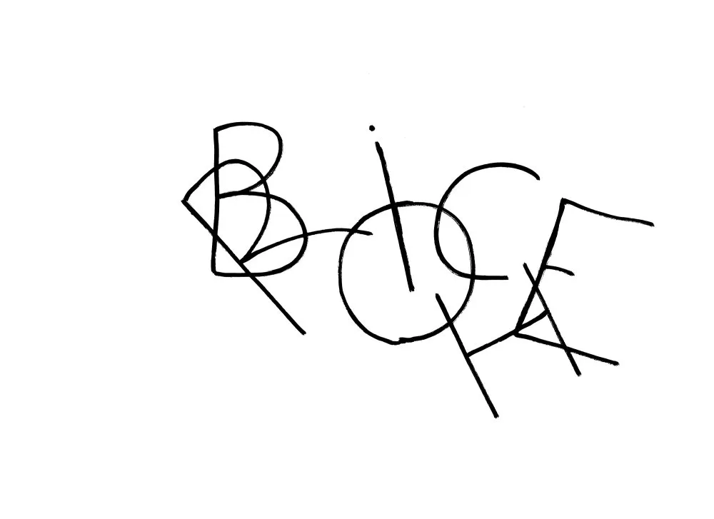 Calligraphies #5 - 2 © Benoît Labourdette 2018.