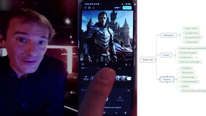 Tutorial for making films in collaboration with artificial intelligence - © Benoît Labourdette 2024.