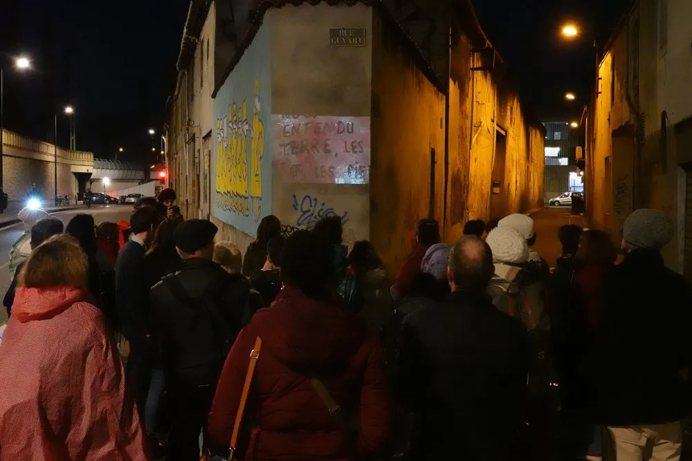 ALCA et FRAC Aquitaine : À la rencontre des publics et d'un quartier : co-construire et expérimenter une projection itinérante - 11 © Benoît Labourdette 2020.