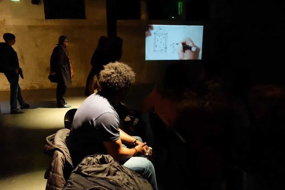 Rencontres Passeurs d'images 2016 : atelier pico-projection - 5 © Benoît Labourdette 2016.