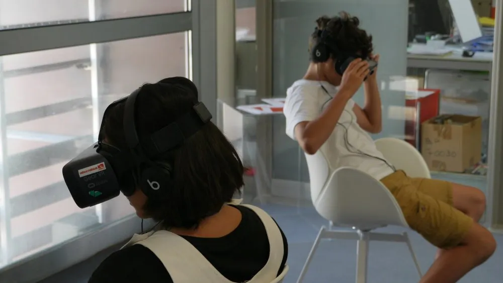 Médiathèque de Biarritz : atelier de réalisation de films en VR - 10 © Benoît Labourdette 2018.