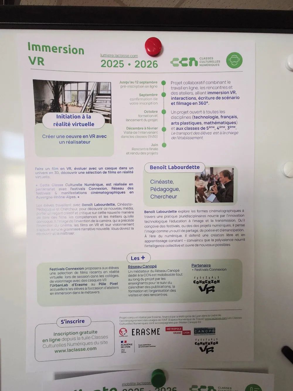 Faire de la réalité virtuelle un terrain d'autonomie pour les collégien·nes - 52 © Benoît Labourdette 2026.