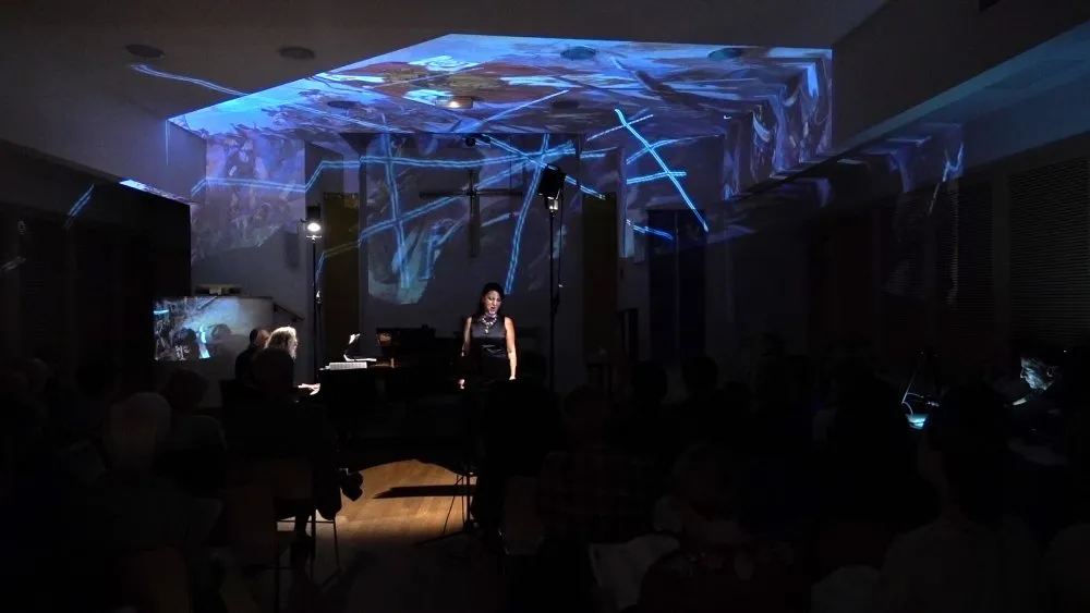 Récital voix-piano-vidéo « Chants et danses de la mort » - 6 © Benoît Labourdette 2018.