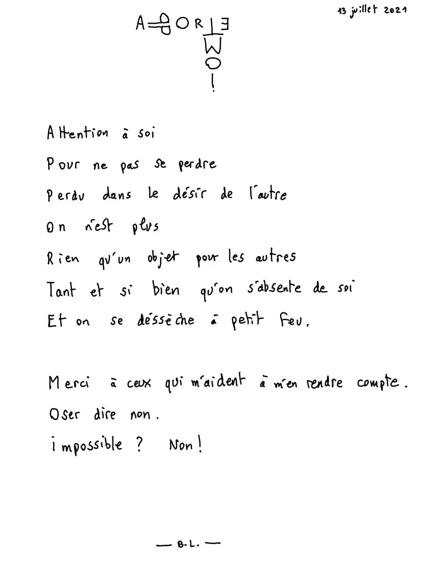 Apporte moi. © Benoît Labourdette.
