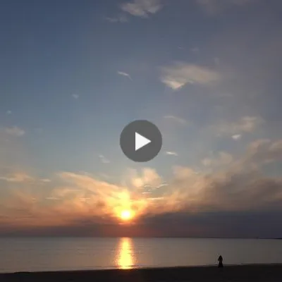 Soleil le soir