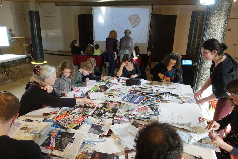 Ville des Lilas : journée films papier découpé - 20 © Benoît Labourdette 2019.