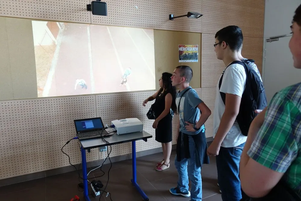 Ville de Mitry-Mory : atelier drone au collège Paul Langevin - 14 © Benoît Labourdette 2017.