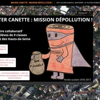Canopé 92 : Projet de webdocumentaire collaboratif par neuf classes