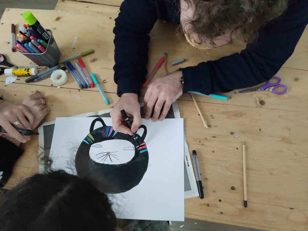 « Classe culture » : réalisation d'une exposition photographique avec une classe de CM2 - 33 © Benoît Labourdette 2022.