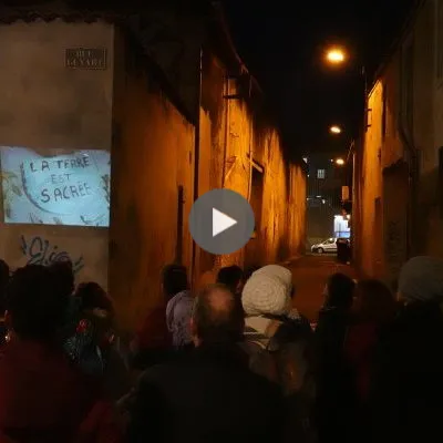 À la rencontre des publics et d'un quartier : co-construire et expérimenter une projection itinérante