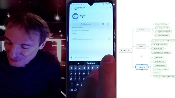 Tutorial for making films in collaboration with artificial intelligence - 6 © Benoît Labourdette 2024.