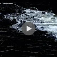 Les vagues sont l'eau