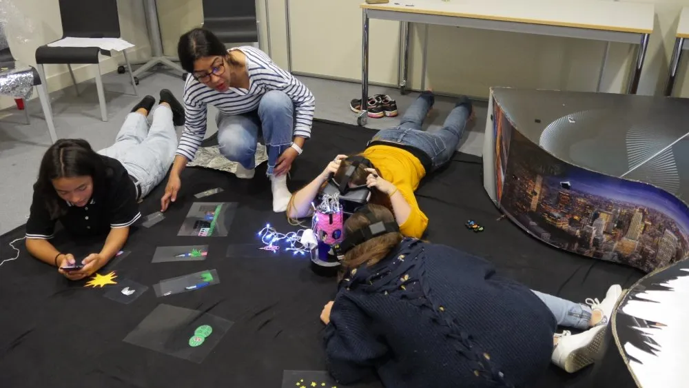 Médiathèque de Biarritz : atelier de réalisation de films en VR - 19 © Benoît Labourdette 2018.