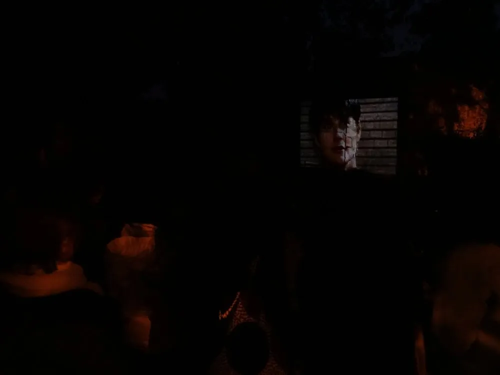 Projection itinérante à Mitry Mory - 7 © Benoît Labourdette 2021.