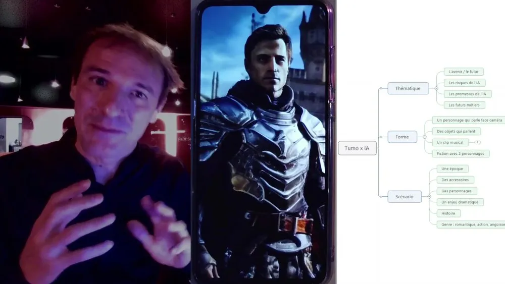 Tutoriel de réalisation de films en collaboration avec des intelligences artificielles - 17 © Benoît Labourdette 2024.