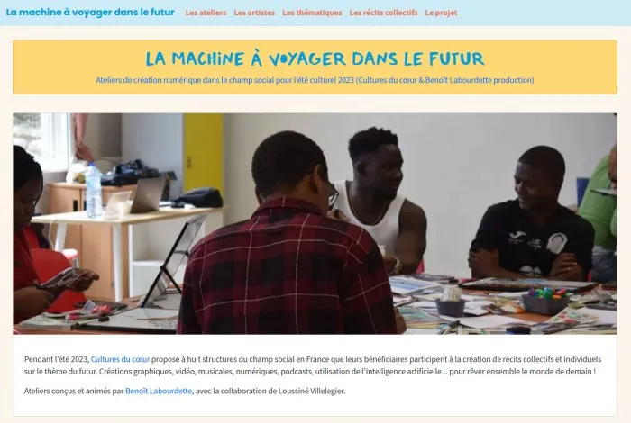 Site web « La machine à voyager dans le futur » - 21 © Benoît Labourdette 2023.