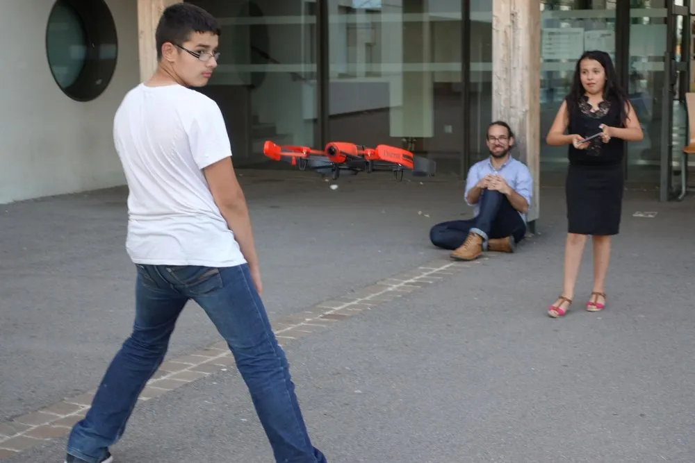 Ville de Mitry-Mory : atelier drone au collège Paul Langevin - 6 © Benoît Labourdette 2017.