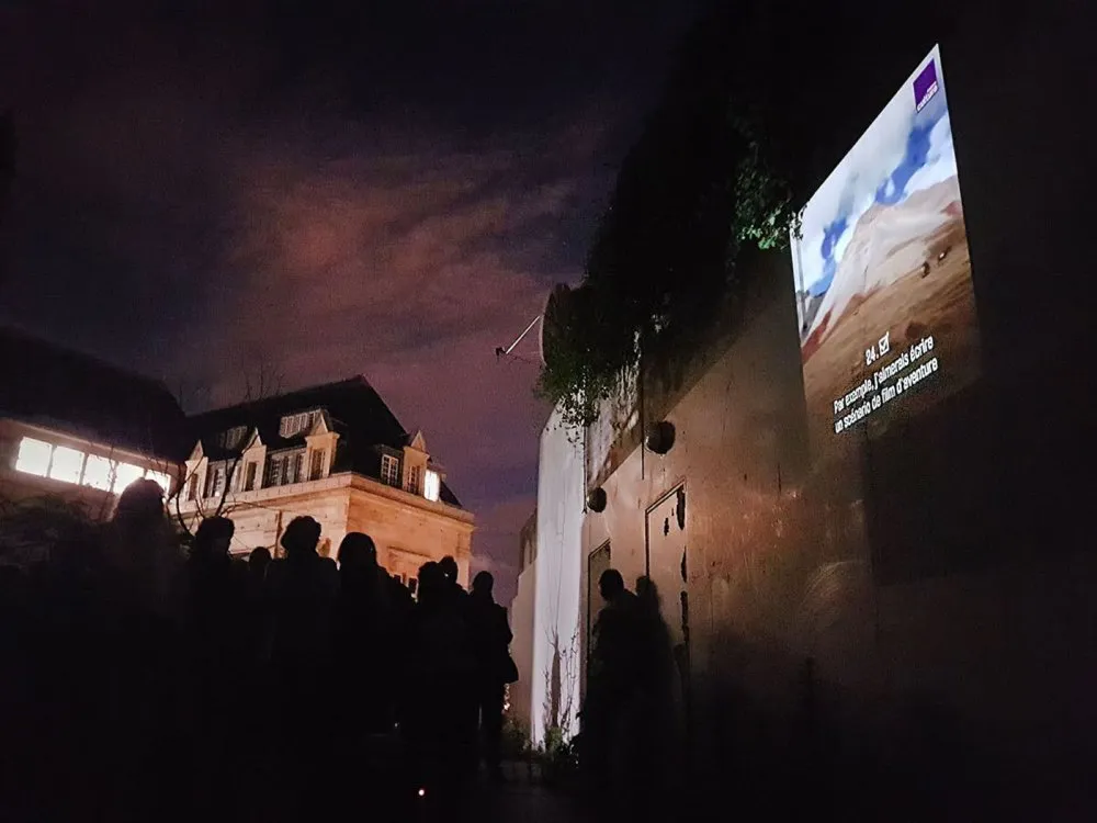Projection itinérante à Saint-Denis - 6 © Benoît Labourdette 2022.