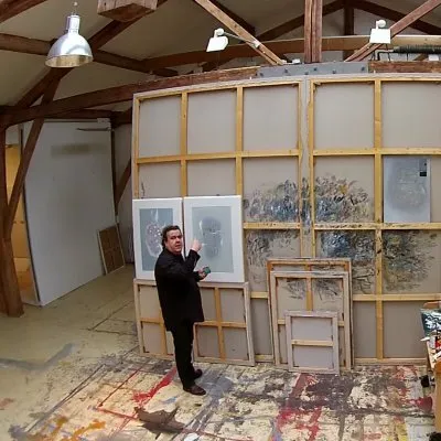Richard Texier au travail