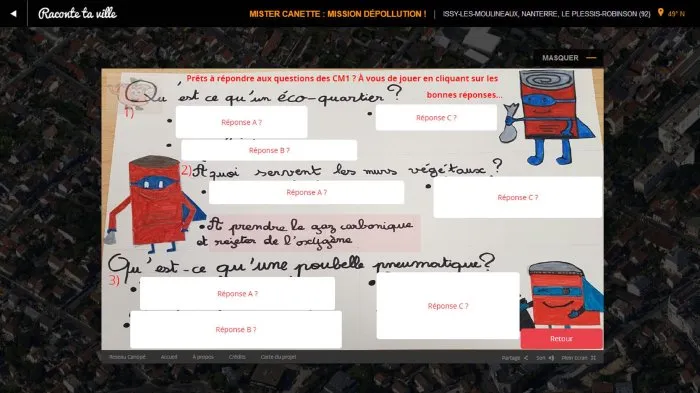 Canopé 92 : Projet de webdocumentaire collaboratif par neuf classes - 4 © Benoît Labourdette 2017.