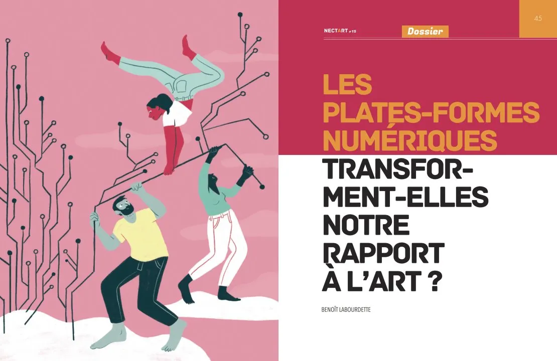 Revue Nectart : « Les plate-formes numériques transforment-elles notre rapport à l'art ? ». © Benoît Labourdette.