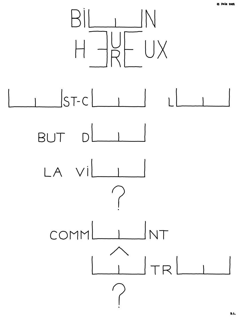 Bienheureux. © Benoît Labourdette.