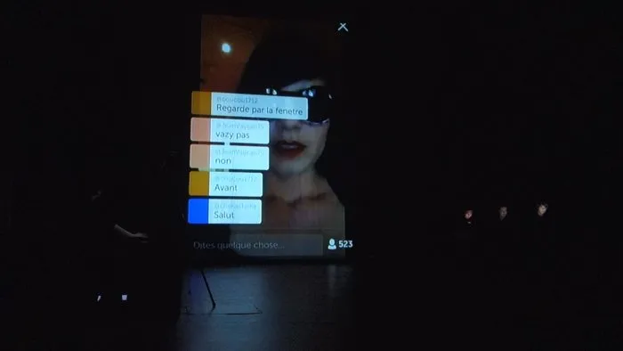 “Hello my beautiful”, transmedia play - 9 © Benoît Labourdette 2016.