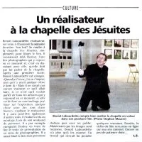 Le Journal de la Haute-Marne : « Un réalisateur à la chapelle des Jésuites »