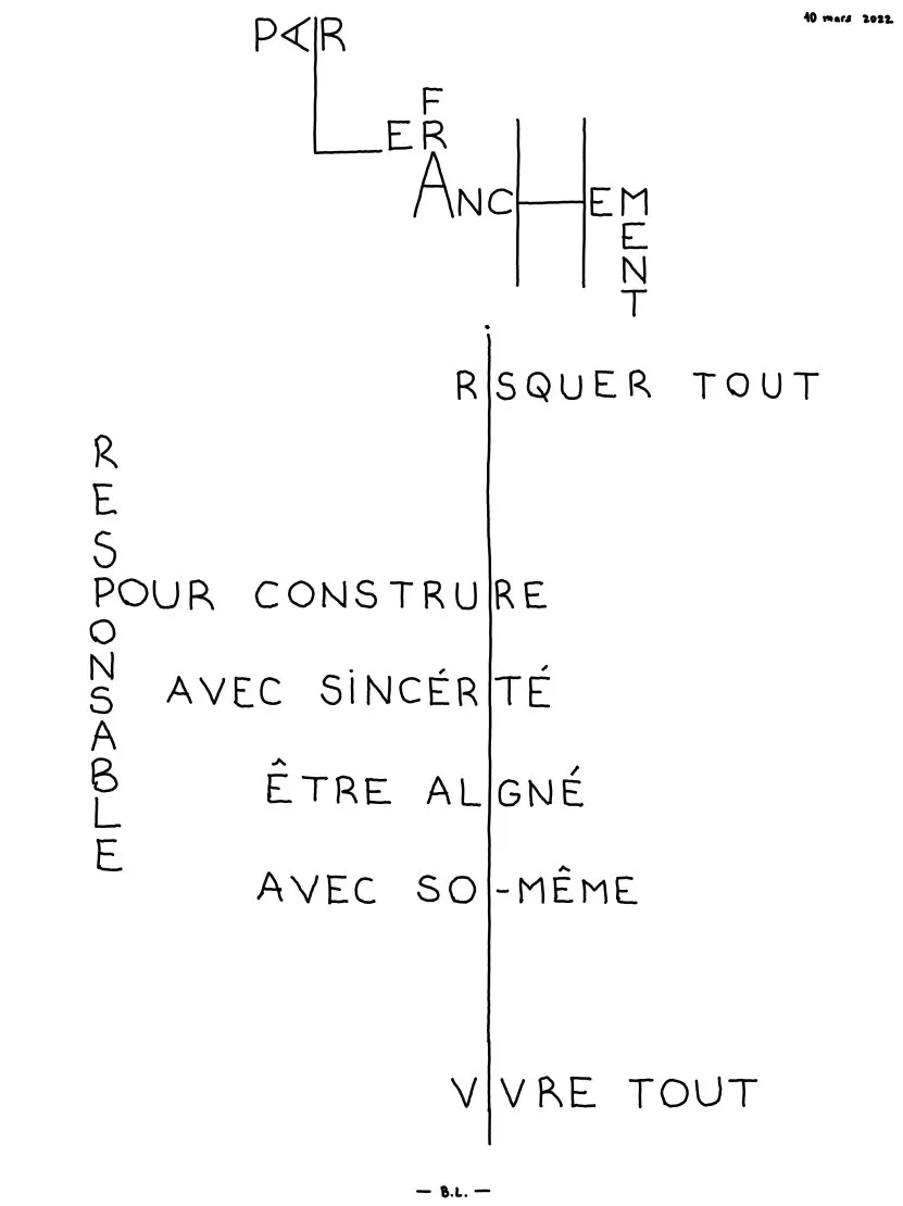 Parler franchement. © Benoît Labourdette.