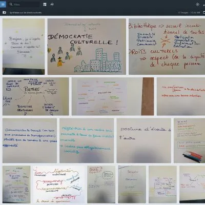 Contributions des auditeurs via l'outil numérique