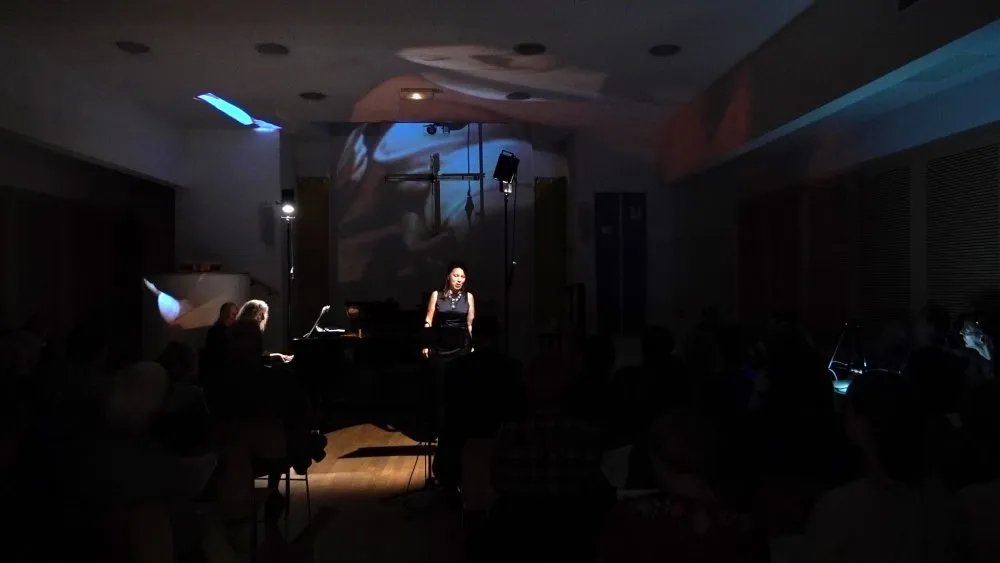 Récital voix-piano-vidéo « Chants et danses de la mort » - 3 © Benoît Labourdette 2018.