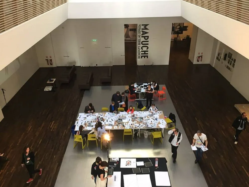 Musée de l'Homme : Atelier cinéma animé - 11 © Benoît Labourdette 2017.