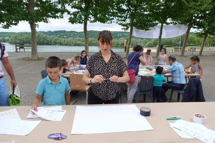 Ile-de-France leisure centers: cartoon workshops - 15 © Benoît Labourdette 2017.
