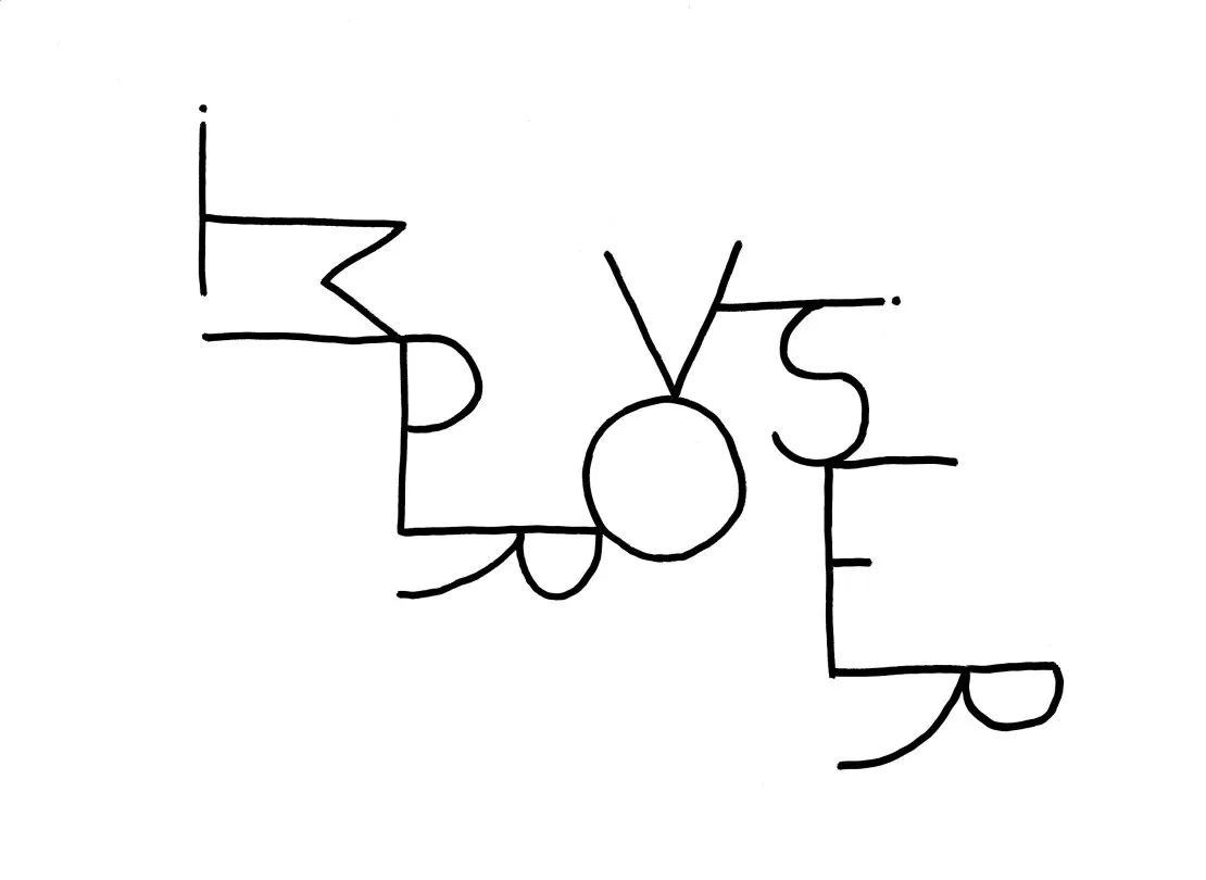 Calligraphies #11. © Benoît Labourdette.