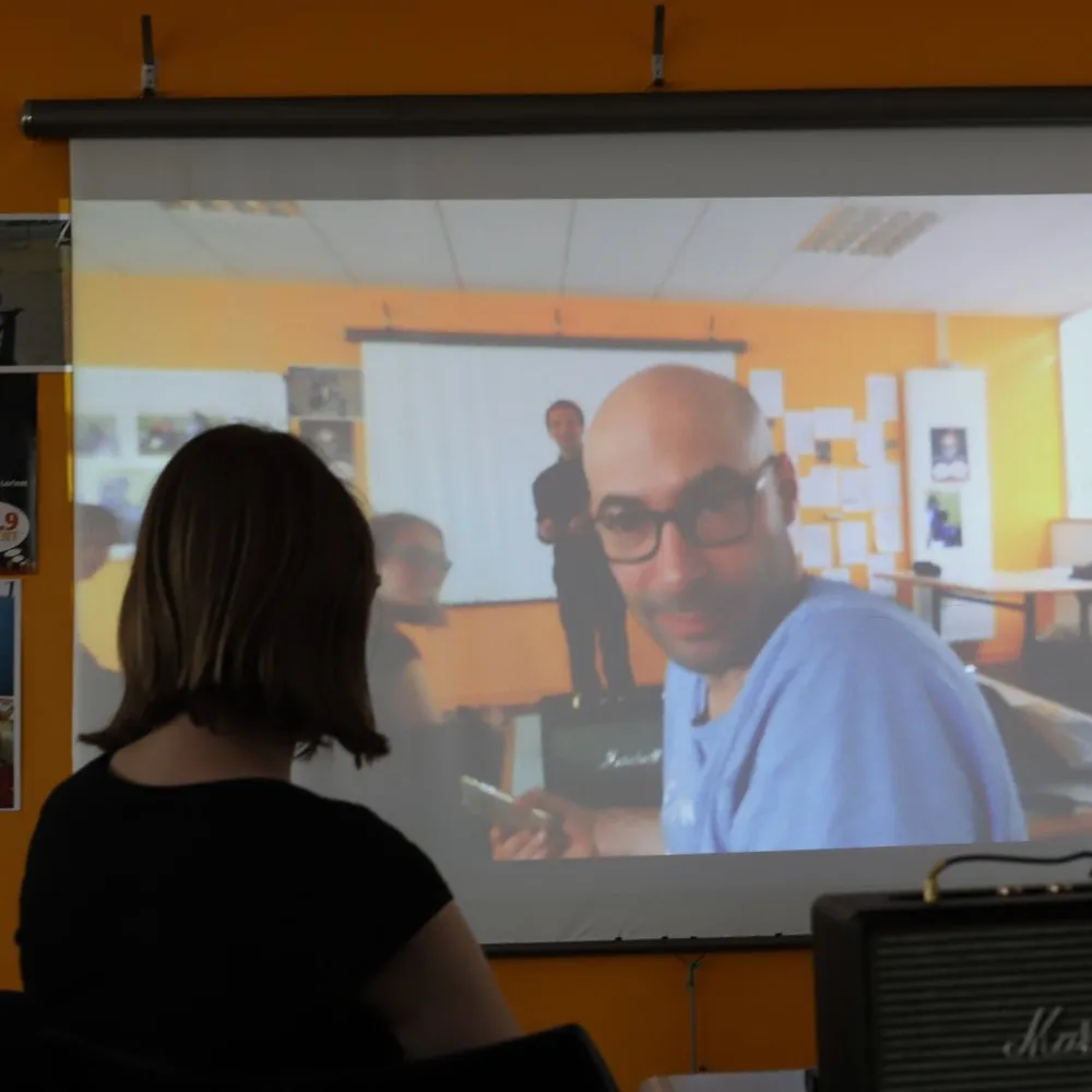 Festival « Le joli mai » : Atelier de réalisation de films avec drone - 4 © Benoît Labourdette 2019.