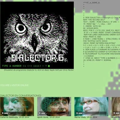 Chris Marker programme un chatbot