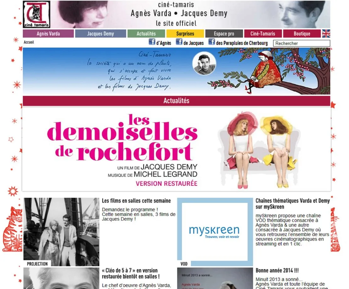 Site web www.cine-tamaris.fr. © Benoît Labourdette.