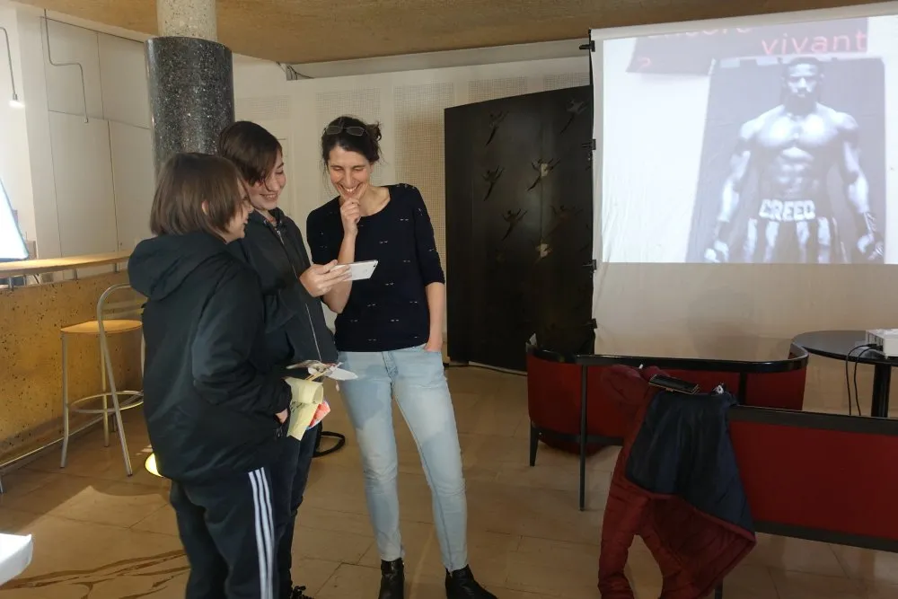 Ville des Lilas : journée films papier découpé - 3 © Benoît Labourdette 2019.